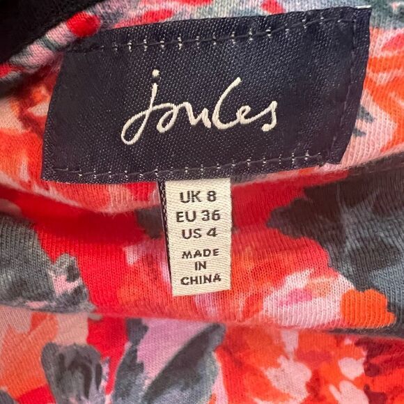 Joules Harbour Print Long Sleeve 100% cotton Jersey top size 4- never worn! NWOT - Picture 14 of 16